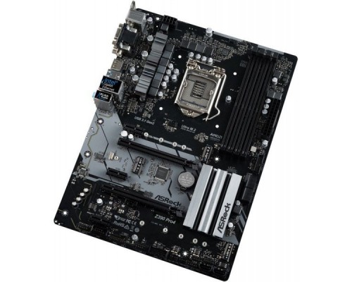 Материнская плата ASRock Z390 PRO4 S1151 Z390 2xPCI-E Dsub+DVI+HDMI GbLAN SATA RAID ATX 4DDR4 (RTL)