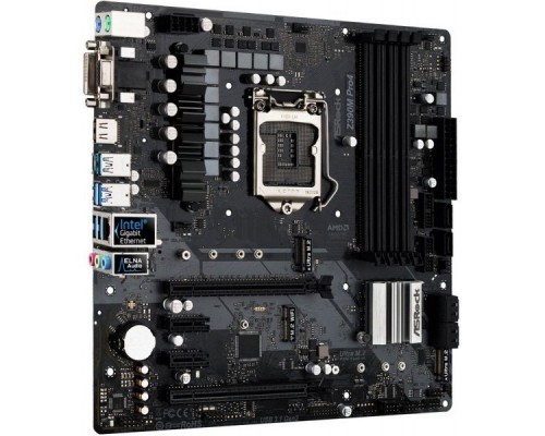 Материнская плата ASRock Z390M PRO4 S1151 Z390 2xPCI-E Dsub+DVI+HDMI GbLAN SATA RAID  MicroATX 4DDR4 (RTL)