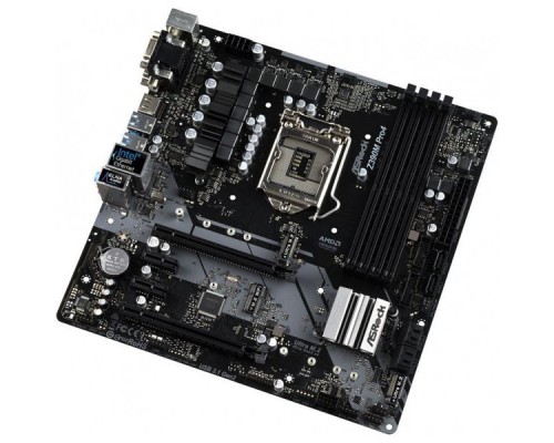 Материнская плата ASRock Z390M PRO4 S1151 Z390 2xPCI-E Dsub+DVI+HDMI GbLAN SATA RAID  MicroATX 4DDR4 (RTL)