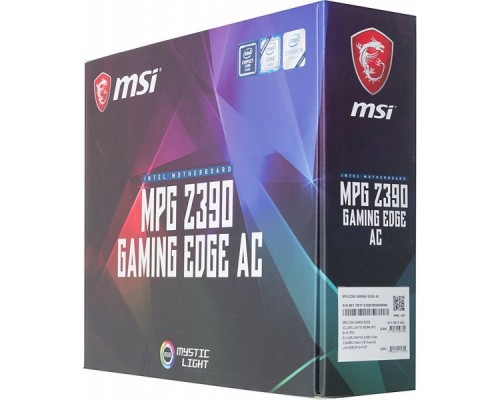 Материнская плата MSI MPG Z390 GAMING EDGE AC S1151 Z390 3xPCI-E HDMI+DP GbLAN SATA RAID ATX 4DDR4 (RTL)