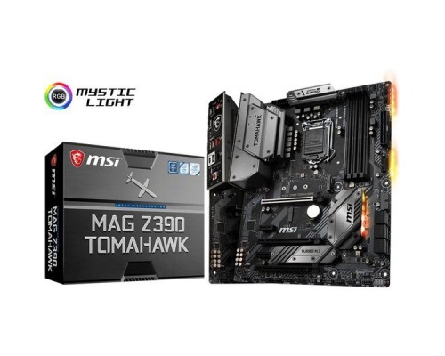 Материнская плата MAG Z390 TOMAHAWK, Socket 1151, Intel®Z390, 4xDDR4-2666, HDMI+DP, 3xPCI-Ex16, 2xPCI-Ex1, 6xSATA3(RAID 0/1/5/10), 2xM.2, 8 Ch Audio, 2xGLan, (2+4)xUSB2.0, (3+4)xUSB3.1, 1xUSB3.1 Type-C™, 1xPS/2, ATX, RTL