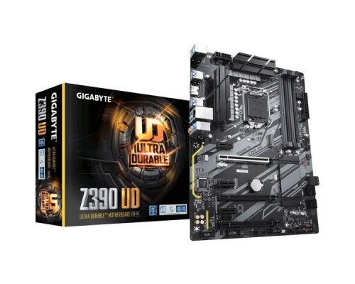 Материнская плата Gigabyte Z390 UD S1151 Z390 3xPCI-E HDMI GbLAN SATA RAID ATX 4DDR4 (RTL)