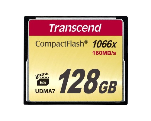 Карта памяти CF 128Gb Transcend TS128GCF1000 R160 W120 VPG-20