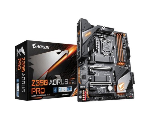 Материнская плата Z390 AORUS PRO, Socket 1151, Intel®Z390, 4xDDR4-2666, HDMI, 3xPCI-Ex16, 3xPCI-Ex1, 6xSATA3(RAID 0/1/5/10), 2xM.2, 8Ch Audio, 1xGLan, (4+4)xUSB2.0, (5+2)xUSB3.1, (1+1)xUSB3.1 Type-C™, ATX, RTL,