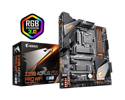 Материнская плата Gigabyte Z390 AORUS PRO WIFI S1151 Z3903xPCI-E HDMI GbLAN SATA RAID ATX 4DDR4 (RTL)