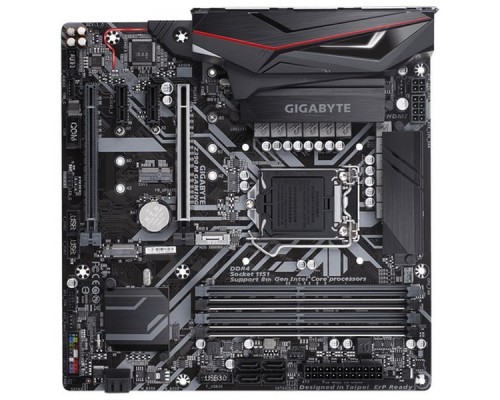 Материнская плата Gigabyte Z390 M GAMING S1151 Z390 PCI-E DVI+HDMI GbLAN SATA RAID Micro-ATX 4DDR4 (RTL)