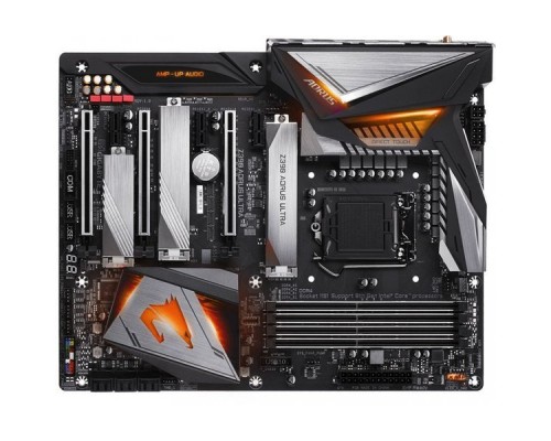 Материнская плата Gigabyte Z390 AORUS ULTRA S1151 Z3903xPCI-E HDMI GbLAN SATA RAID ATX 4DDR4 (RTL)