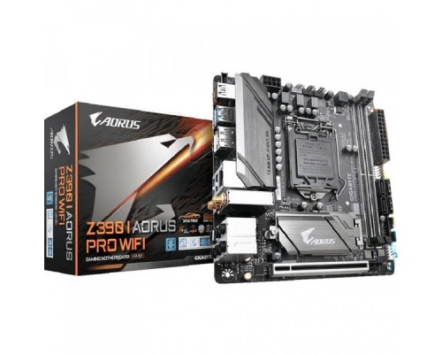 Материнская плата Gigabyte Z390 I AORUS PRO WIFI S1151 Z390 PCI-E HDMI+DP GbLAN SATA RAID Mini-ITX 2DDR4