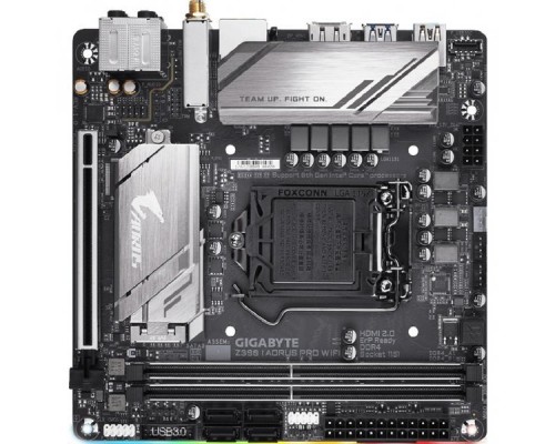 Материнская плата Gigabyte Z390 I AORUS PRO WIFI S1151 Z390 PCI-E HDMI+DP GbLAN SATA RAID Mini-ITX 2DDR4