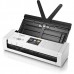 Документ-сканер Brother ADS-1700W, A4, 25 стр/мин, 1200 dpi, DADF20, WiFi, сенс.экран, USB3.0, Nuanc