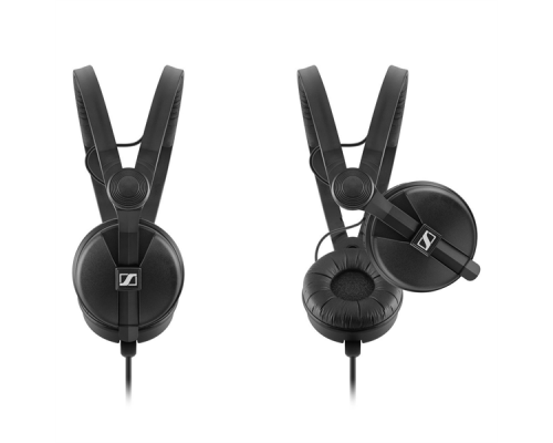 Закрытые мониторные наушники Sennheiser HD 25, 16 - 22000 Гц, 70 Ом, кабель 1,5 м., разъём 3,5/6,3 мм