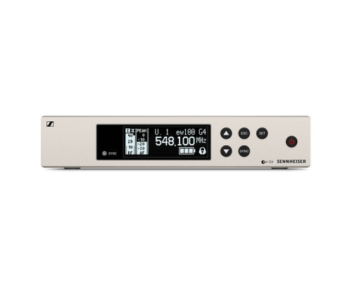 Беспроводная РЧ-система Sennheiser EW 100 G4-835-S-A1, 470-516 МГц, 20 каналов, рэковый приёмник EM 100 G4, ручной передатчик SKM 100 G4-S с кнопкой. Динамический кардиоидный капсюль MMD835-1.