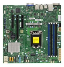 Материнская плата SuperMicro MBD-X11SSL-O RTL Micro-ATX  LGA 1151  64GB Unbuffered ECC UDIMM  6xSATA3  6xUSB2.0  5xUSB3.0  VGA 1xPCI-E3.0x8(in x16 slot)  1xPCI-E3.0x8  1xPCI-E3.0x4 (in x8 slot                                                          