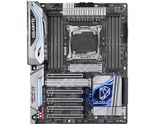 Материнская плата GIGABYTE X299 DESIGNARE EX, Socket 2066, Intel®X299, 8xDDR4-2400, 5xPCI-Ex16, 8xSATA3,(RAID 0/1/5/10) 3xM.2, 8 Ch Audio, 2xGLan, Wi-Fi, (2+4)xUSB2.0, (4+4)xUSB3.0, (2+1)xUSB3.1 Type-C™, 2xDisplayPort In, 1xPS/2, ATX, OEM