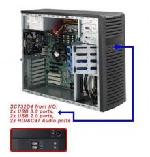 Корпус для сервера MIDTOWER 865W CSE-732D4-865B SUPERMICRO                                                                                                                                                                                                