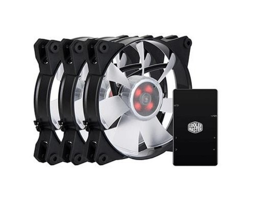 Вентилятор MasterFan Pro 120 Air Flow RGB 3 in 1 with RGB LED Controller [MFY-F2DC-113PC-R1] MFY-F2DC-113PC-R1  , RTL  (476)