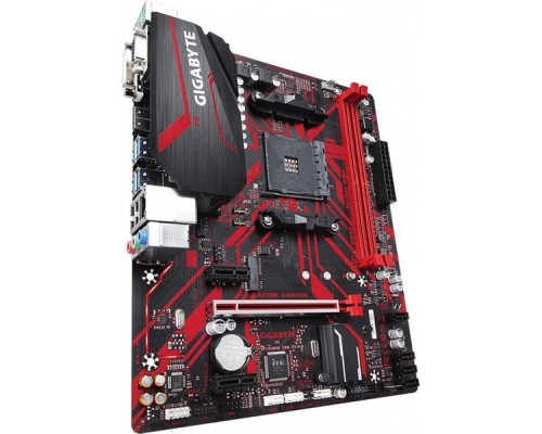 Материнская плата B450M GAMING, Socket AM4, AMD B450, 2xDDR4-2933, D-SUB+DVI-D+HDMI, 1xPCI-Ex16, 2xPCI-Ex1, 4xSATA3(RAID 0/1/10), 1xM.2, 8 Ch Audio, GLan, (2+4)xUSB2.0, (4+2)xUSB3.1, 2xPS/2, mATX, RTL