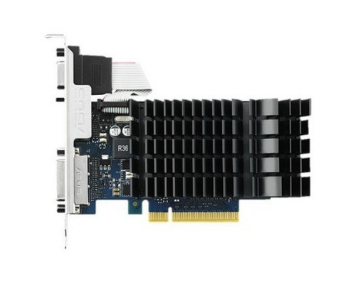 Видеокарта 2Gb PCI-E DDR3 ASUS GT730-SL-2GD3-BRK (RTL) DVI+HDMI GeForce GT730