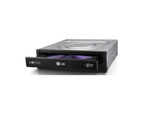 Привод DVD  LG DVD±RW DL Internal ODD GH24NSD5 SATA, DVD±R 24x, DVD±RW 8/6x, DVD±R DL 8x, DVD-RAM 5x, CD-RW 24x, CD-R 48x, DVD-ROM 16x, CD 48x, Black, Bulk