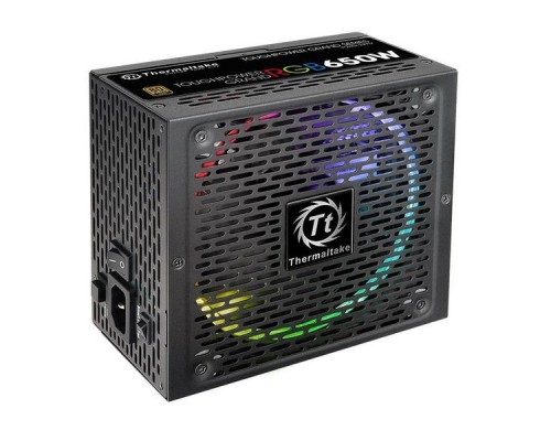 Блок питания Thermaltake ATX 650W Toughpower Grand RGB Sync 80+ gold (24+4+4pin) APFC 140mm fan color LED 9xSATA Cab Manag RTL