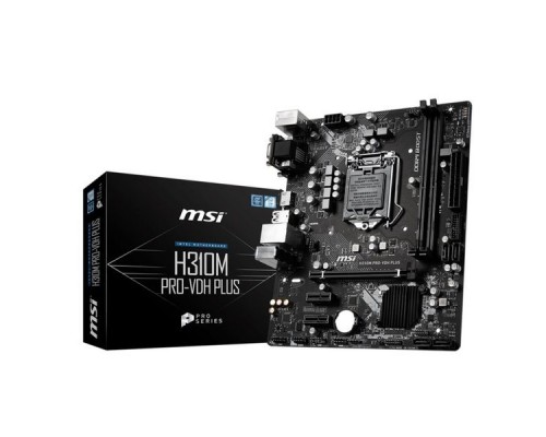 Материнская плата H310 S1151 MATX H310M PRO-VDH PLUS MSI