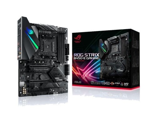 Материнская плата ASUS ROG STRIX B450-E GAMING SAM4 AMD B450 3xPCI-E HDMI+DP GbLAN SATA RAID ATX 4DDR4 (RT