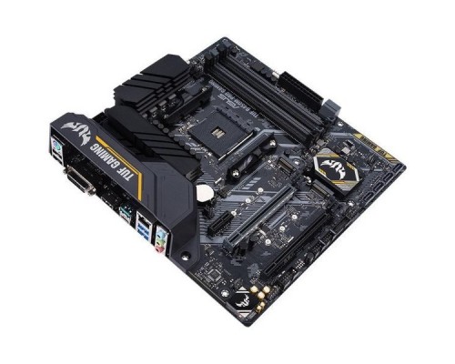 Материнская плата ASUS TUF B450M-PRO GAMING SAM4 AMD B450 2xPCI-E DVI+HDMI GbLAN SATA RAID MicroATX 4DDR4