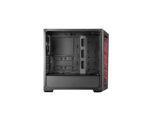 Корпус без БП Cooler Master MasterBox MB520, 2xUSB3.0, 1x120 Fan, w/o PSU, Black, Red Trim, DarkMirror Front Panel, ATX