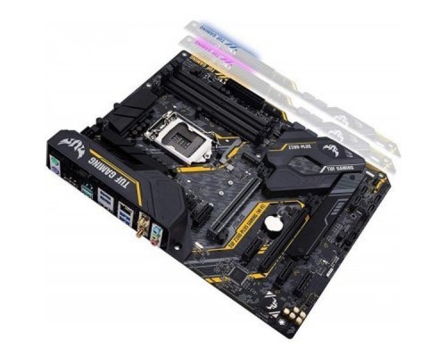 Мат. плата ASUS TUF Z390-PLUS GAMING (WI-FI) S1151, iZ390, 4*DDR4, 2xPCI-E x16, 4xPCI-E x1, SATA3, Vlan, HDMI, DVI-D, PS/2, 4xUSB3.1, ATX, Retail