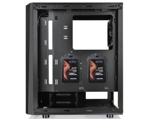 Корпус Thermaltake Versa J24 TG (CA-1L7-00M1WN-00) ATX / win / black / no PSU / Tempered Glass