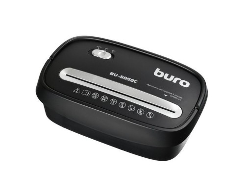 Шредер Buro Home BU-S050C (секр.P-3)/фрагменты/5лист./13лтр./пл.карты