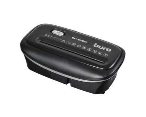 Шредер Buro Home BU-S506C (секр.P-4)/фрагменты/5лист./12лтр./пл.карты
