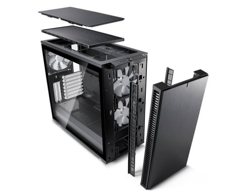 Корпус Fractal Design Define S 2 черный без БП ATX 9x120mm 9x140mm 1x180mm 2xUSB2.0 2xUSB3.0 audio bott PSU