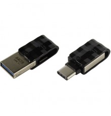 Флеш накопитель 64Gb Silicon Power Mobile C31, OTG, USB 3.1/Type-C, Черный                                                                                                                                                                                