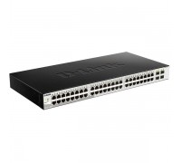 Коммутатор D-LINK DGS-1210-52/ME/B1A Коммутатор D-Link DGS-1210-52/ME/B1A Управляемый коммутатор 2 уровня с 48 портами 10/100/1000Base-T и 4 портами 1                                                                                                    