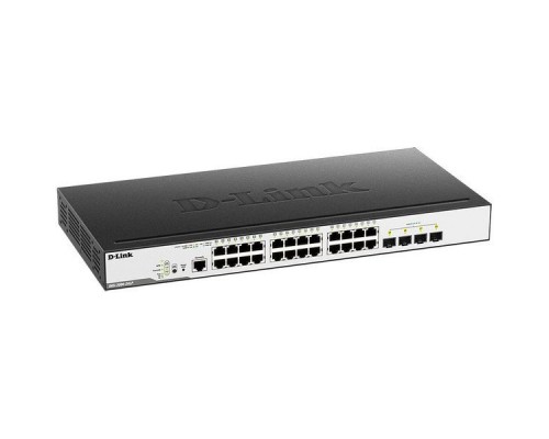 Коммутатор D-Link DGS-3000-28LP DGS-3000-28LP/B1A 24G 4SFP 24PoE 193W управляемый