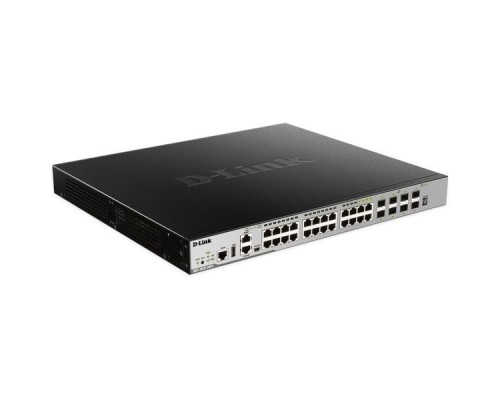 Коммутатор D-Link DGS-3630-28PC/A1ASI Управляемый стекируемый коммутатор 3 уровня с 20 портами 10/100/1000Base-T, 4 комбо?портами 100/1000Base-T/SFP и