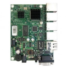 Маршрутизатор RB450G без корпуса RouterBOARD 450G with 680MHz Atheros CPU, 256MB RAM, 5 Gigabit LAN ports, RouterOS L5                                                                                                                                    
