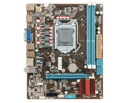 Материнская плата H55KEL/H55KEL-U, Socket 1156, Intel®HM55, 2xDDR3-1333, D-SUB, 1xPCI-Ex16, 1xPCI, 4xSATA3, 6 Ch Audio, Lan, (6+4)xUSB2.0, mATX, RTL