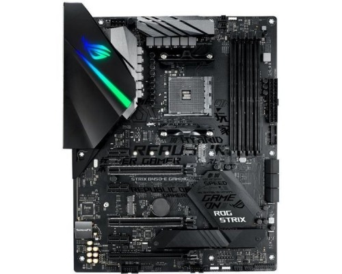 Мат. плата ASUS ROG STRIX B450-E GAMING AM4, AMD B450, 4xDDR4, 3xPCI-Ex16, 3xPCI-Ex1, DVI, HDMI, SATAIII+RAID, M.2, GBLan, ATX, Retail