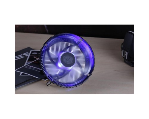 Вентилятор i70C, Standard Intel cooler with Blue LED fan RR-I70C-20PK-R1  60mm, 650-1800RPM, Blue LED fan, 120 x 120 x 60mm, Socket LGA 115X, 95W RTL 36 (477)