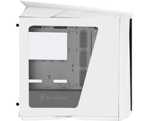 Корпус Silverstone Primera [SST-PM01WA-W] , ATX, без БП ( ATX ), цвет белый с синей подсветкой + окно