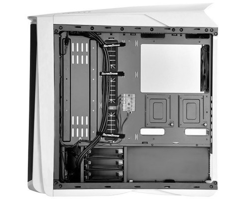 Корпус Silverstone Primera [SST-PM01WA-W] , ATX, без БП ( ATX ), цвет белый с синей подсветкой + окно