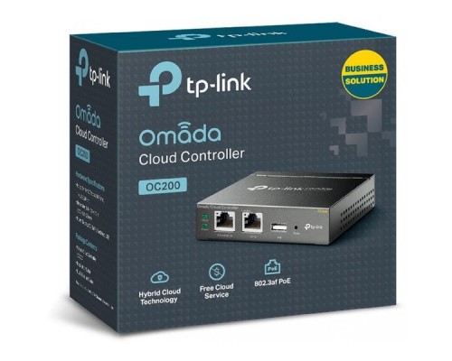 Контроллер TP-Link Omada OC200 10/100BASE-TX черный