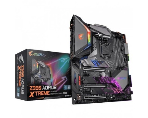 Материнская плата Gigabyte Z390 AORUS Xtreme S1151 Z3903xPCI-E HDMI 10GbLAN+GbLAN WiFi SATA RAID ATX 4DDR4