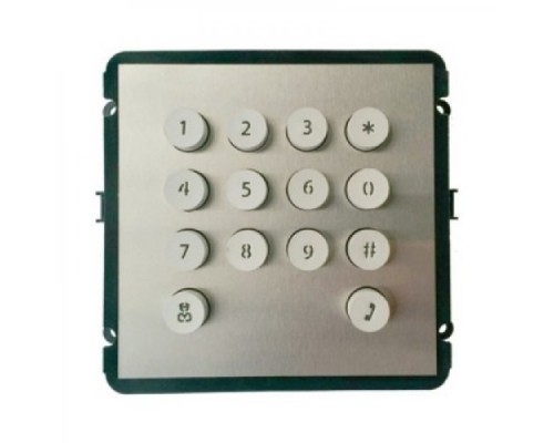 Модуль с клавиатурой; Материал: Металл; WEB интерфейс; LAN; Питание DC 12В или VTNS1060A ; Габаритные размеры: 110mm x 120 mm x 24.9 mm;
