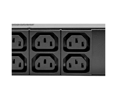 Блок розеток Tripp Lite 7.4kW Single-Phase Metered PDU, 230V Outlets (8 C19 and 40 C13), IEC-309 32A Blue Input, 10 ft. Cord, 0U Vertical, TAA, 70 in.