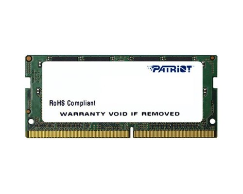 Память DDR4 8Gb 2400MHz Patriot PSD48G240082S RTL PC4-17000 CL17 SO-DIMM 260-pin 1.2В dual rank