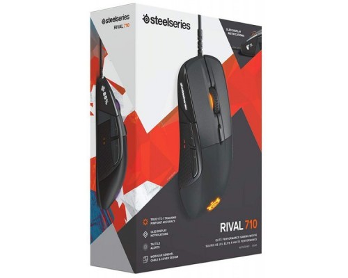 Мышь Steelseries Rival 710 черный оптическая (12000dpi) USB игровая (5but)