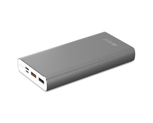 Мобильный аккумулятор Hiper MPX15000 Li-Pol 15000mAh 2.4A+3A+3A серый 2xUSB